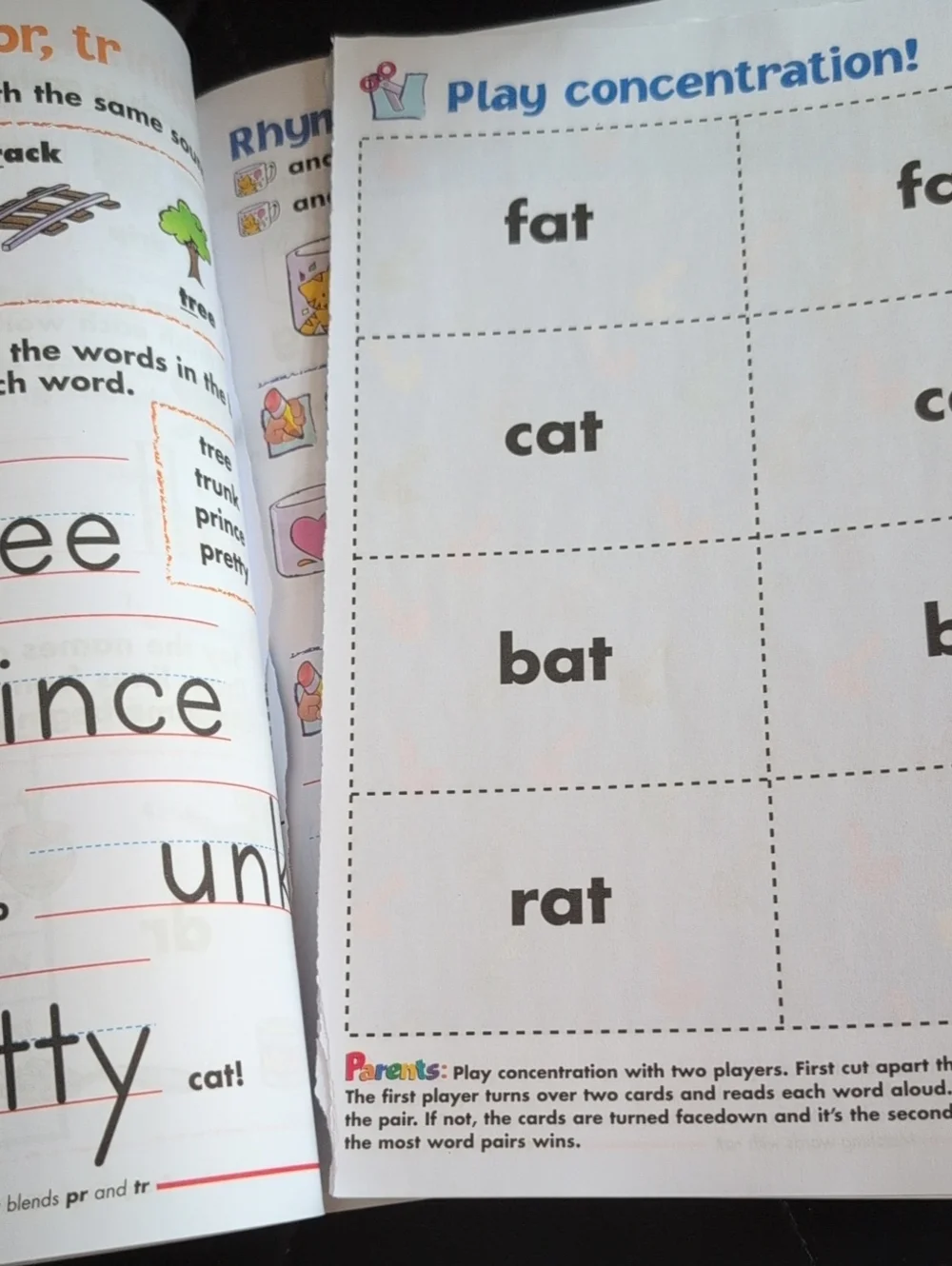 Learn Every Day Phonics Activity Book for Kids - Colorful Pink & Purple
